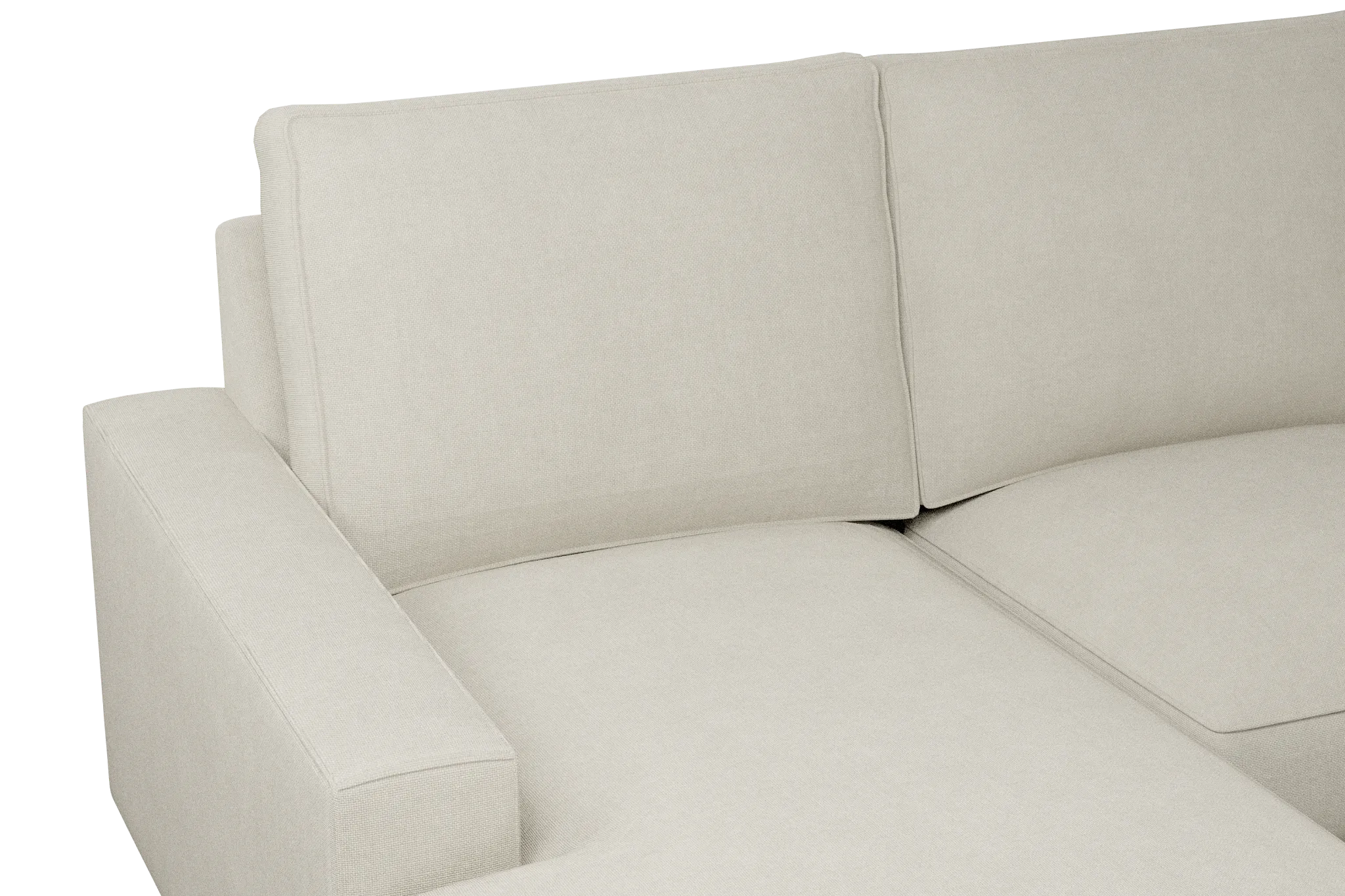 Edgewater Suave Beige Large Left Chaise Sectional