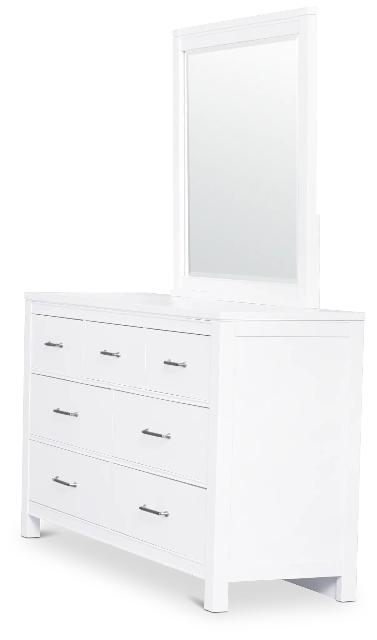 Carolina White Dresser & Mirror Carolina White Dresser & Mirror
