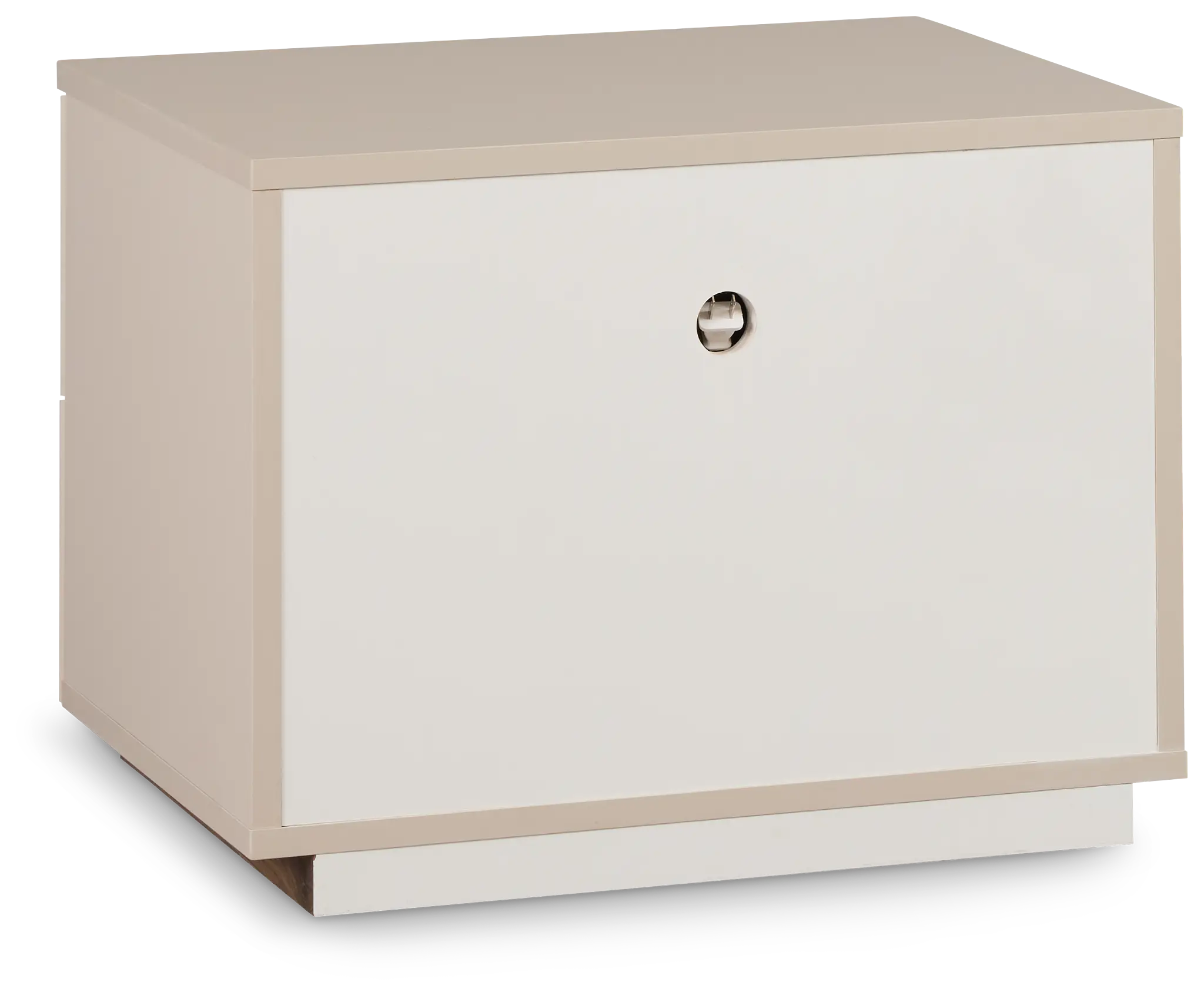 Brasilia Light Beige 2-drawer Nightstand Brasilia Light Beige 2-drawer Nightstand