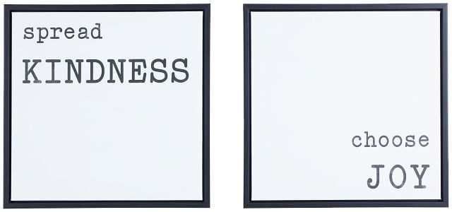 Essence White Set Of 2 Framed Wall Art