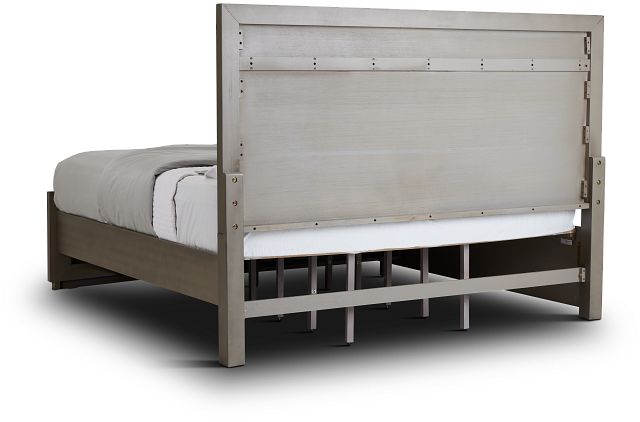 Zurich Gray Panel Bed