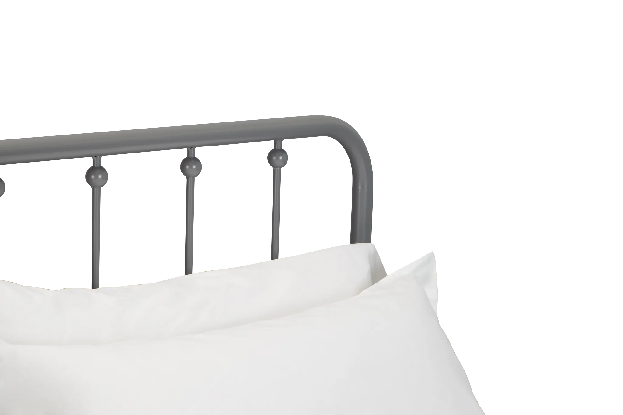 Rory Gray Metal Panel Bed