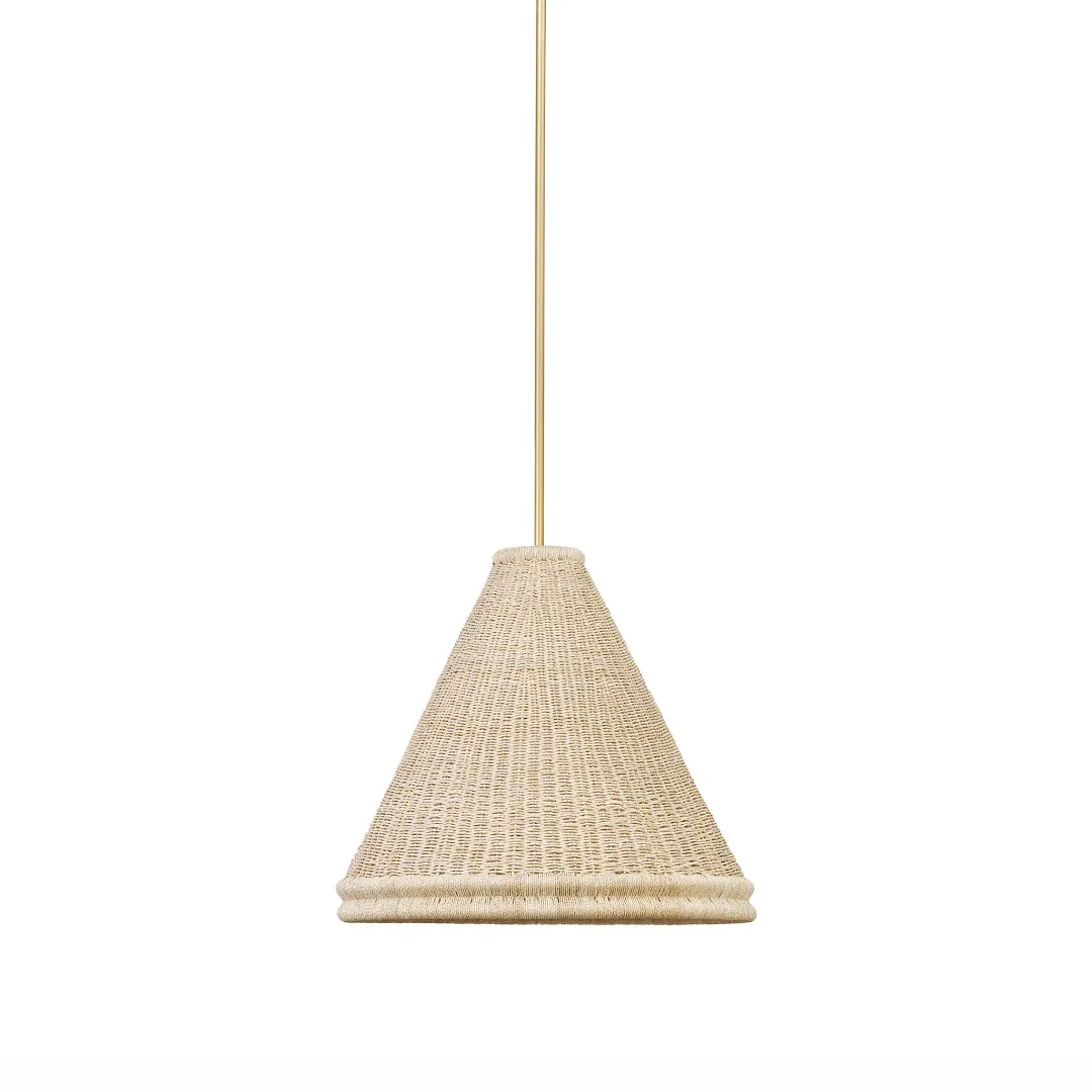 Four Hands Zina Brass Pendant