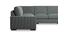 Edgewater Lucy Navy Medium Right Chaise Sectional