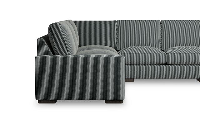 Edgewater Lucy Navy Medium Right Chaise Sectional