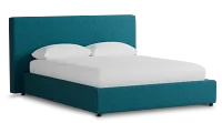 Grayton Elite Teal 44" Upholstered Platform Bed
