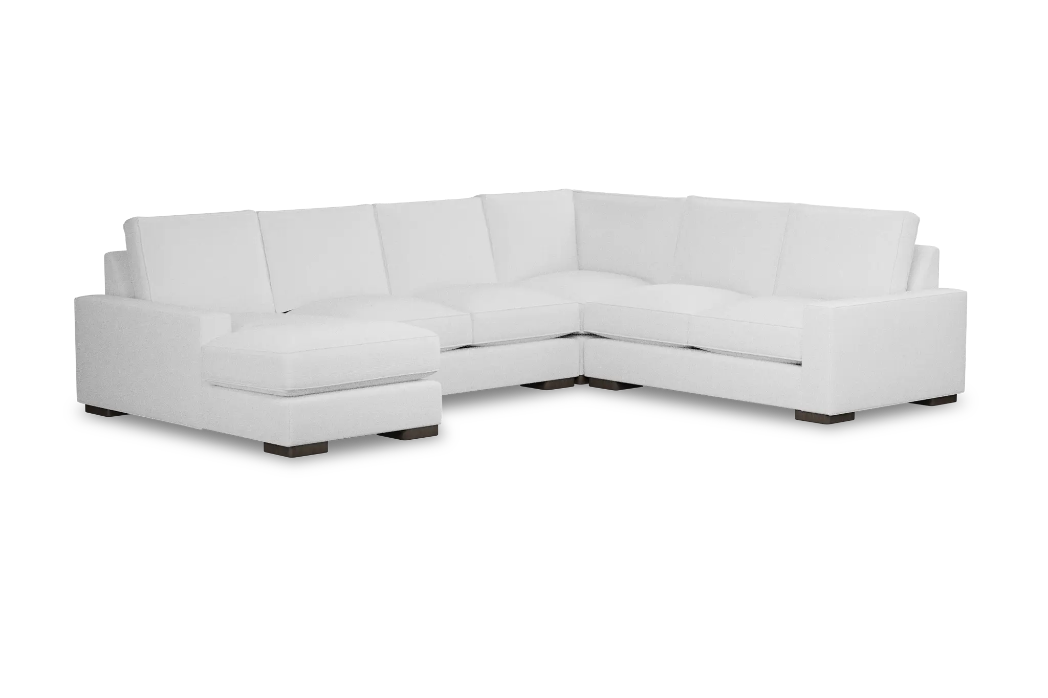 Edgewater Peyton White Medium Left Chaise Sectional Edgewater Peyton White Medium Left Chaise Sectional