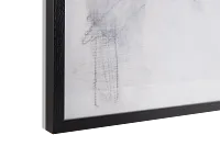 Augustine Light Gray Framed Wall Art