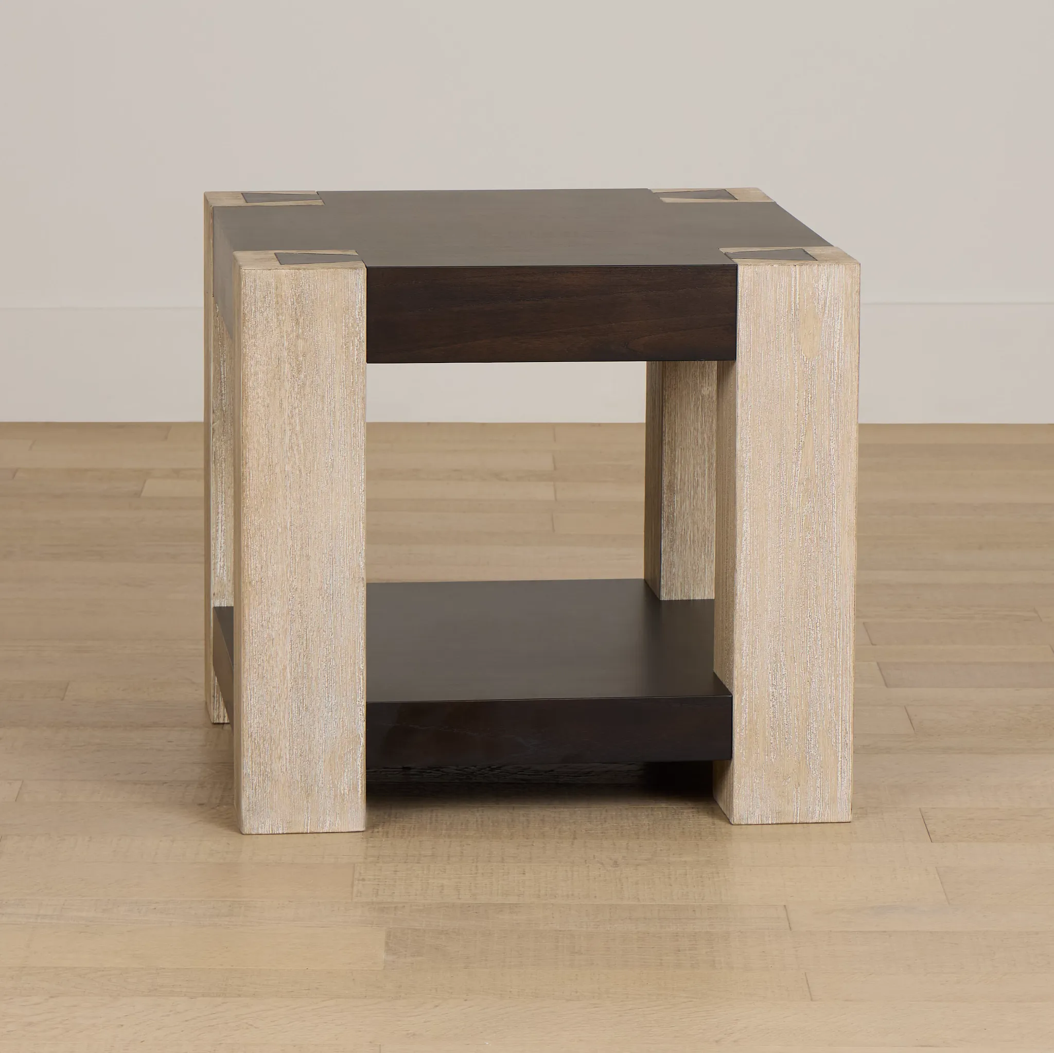 Jacob Two-tone Square End Table