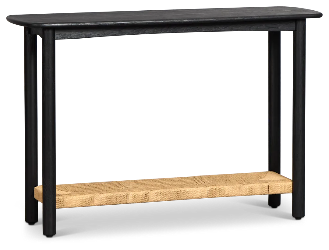 Santorini Black Small Console Table