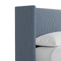 Captiva Lucy Navy 48" Upholstered Shelter Bed