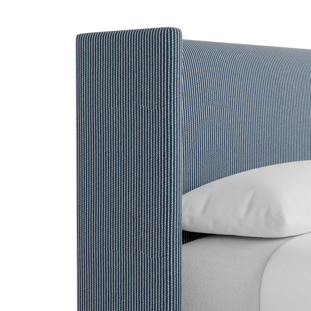 Captiva Lucy Navy 48" Upholstered Shelter Bed