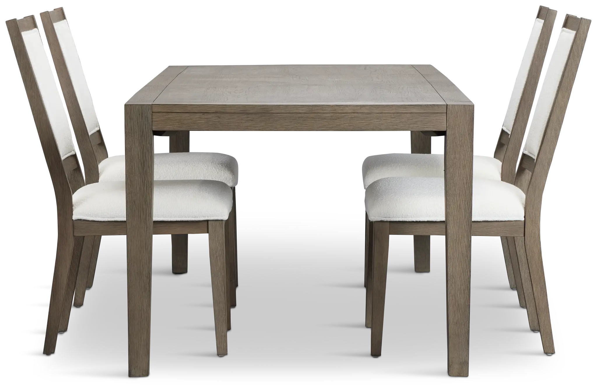 Alden Gray Rect Table & 4 Chairs Alden Gray Rect Table & 4 Chairs