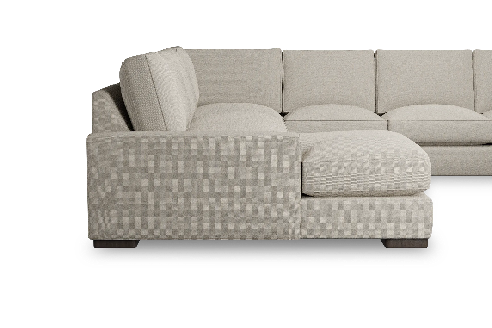Edgewater Peyton Beige Large Left Chaise Sectional