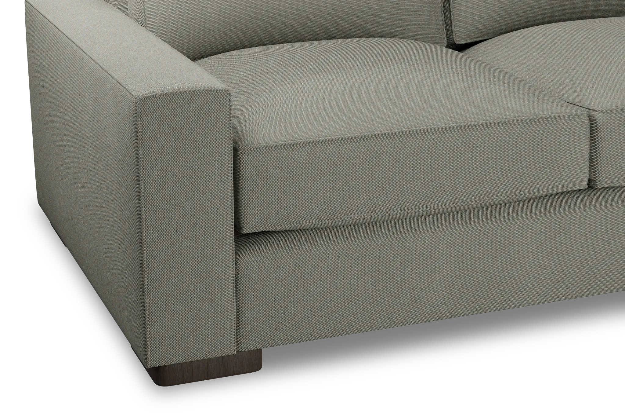 Edgewater Delray Pewter Medium Two-arm Sectional