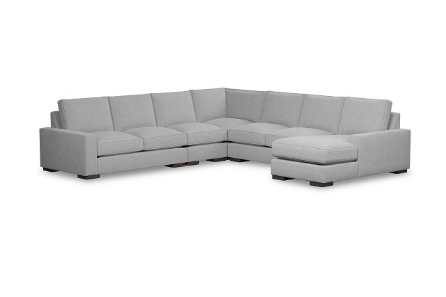 Edgewater Suave Gray Large Right Chaise Sectional