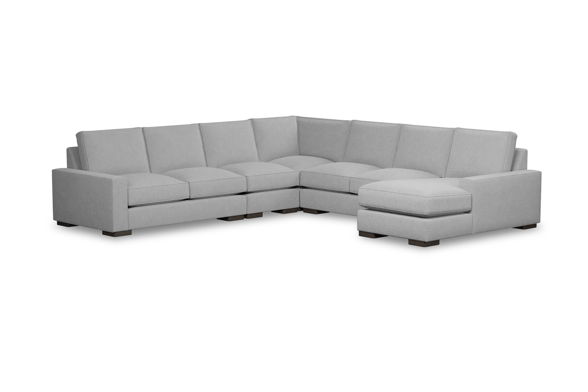 Edgewater Suave Gray Large Right Chaise Sectional