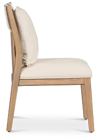 Pasadena Light Beige Upholstered Side Chair