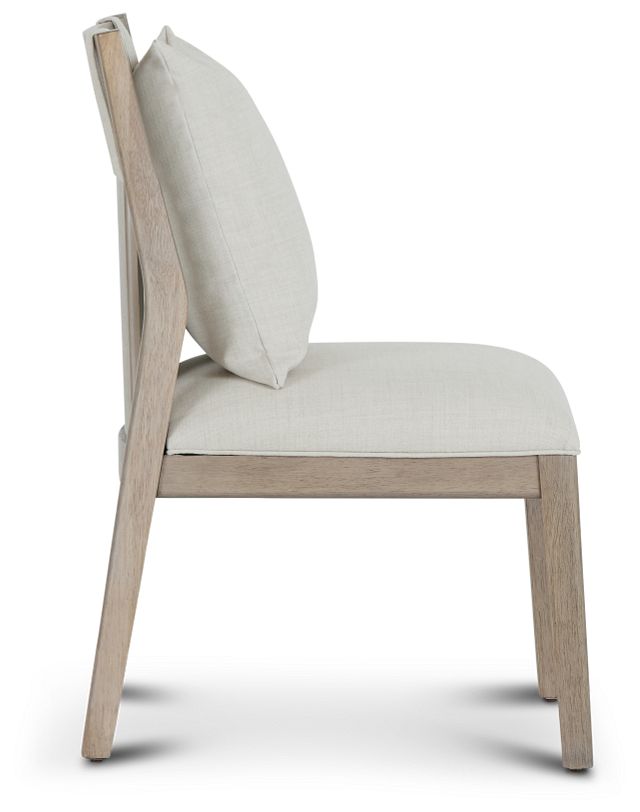 Pasadena Light Beige Upholstered Side Chair