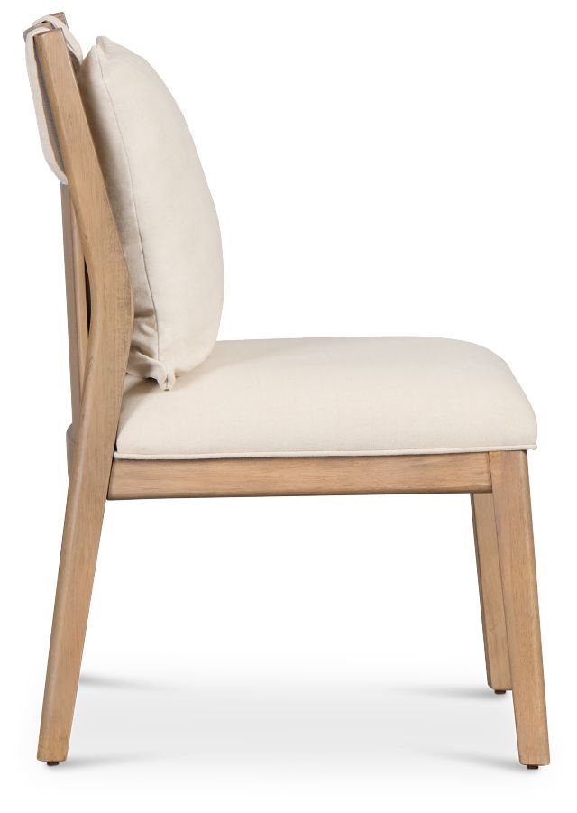 Pasadena Light Beige Upholstered Side Chair