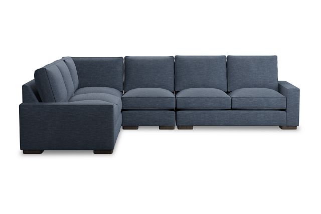 Edgewater Elevation Dark Blue Medium Two-arm Sectional