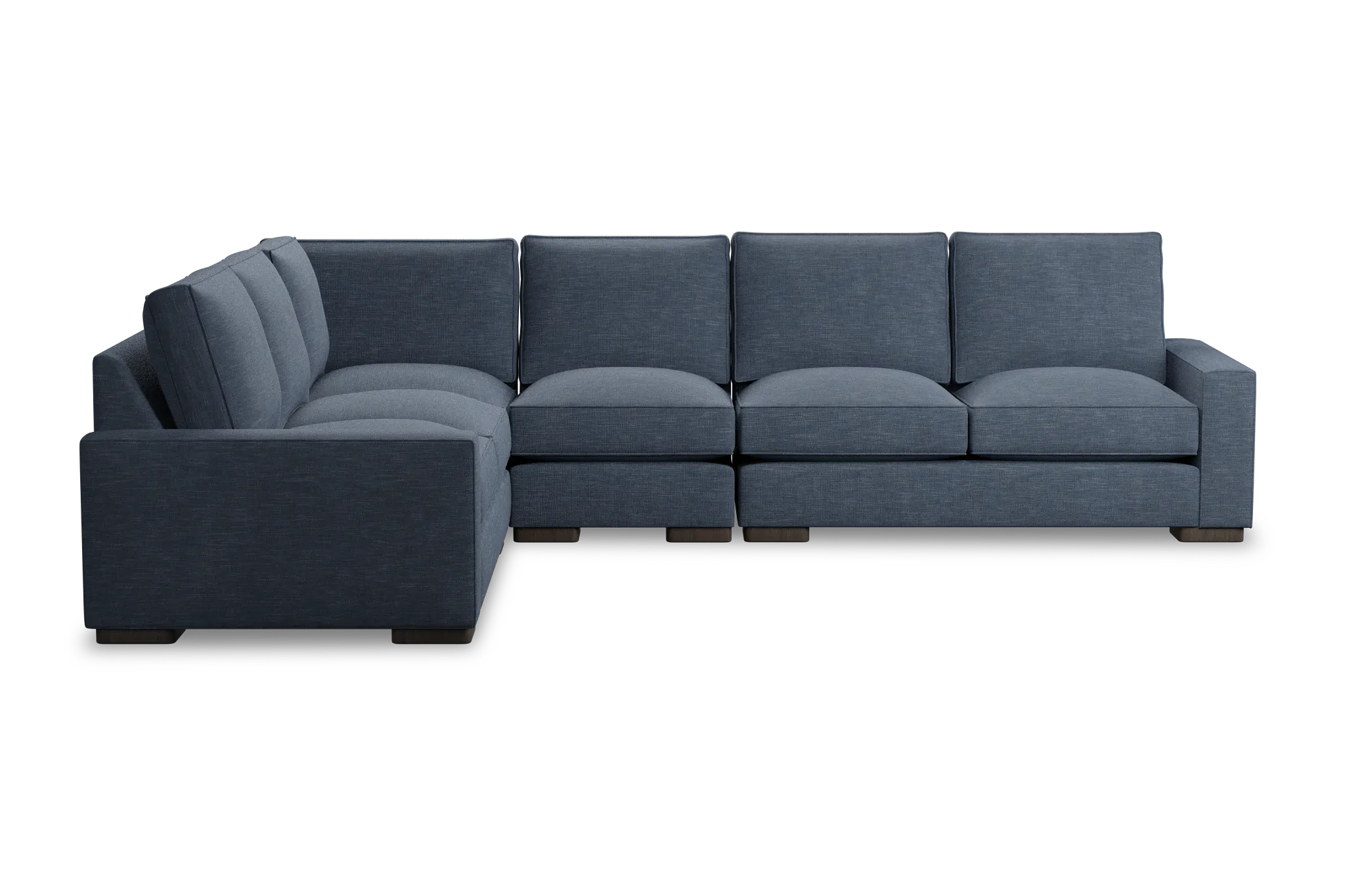 Edgewater Elevation Dark Blue Medium Two-arm Sectional
