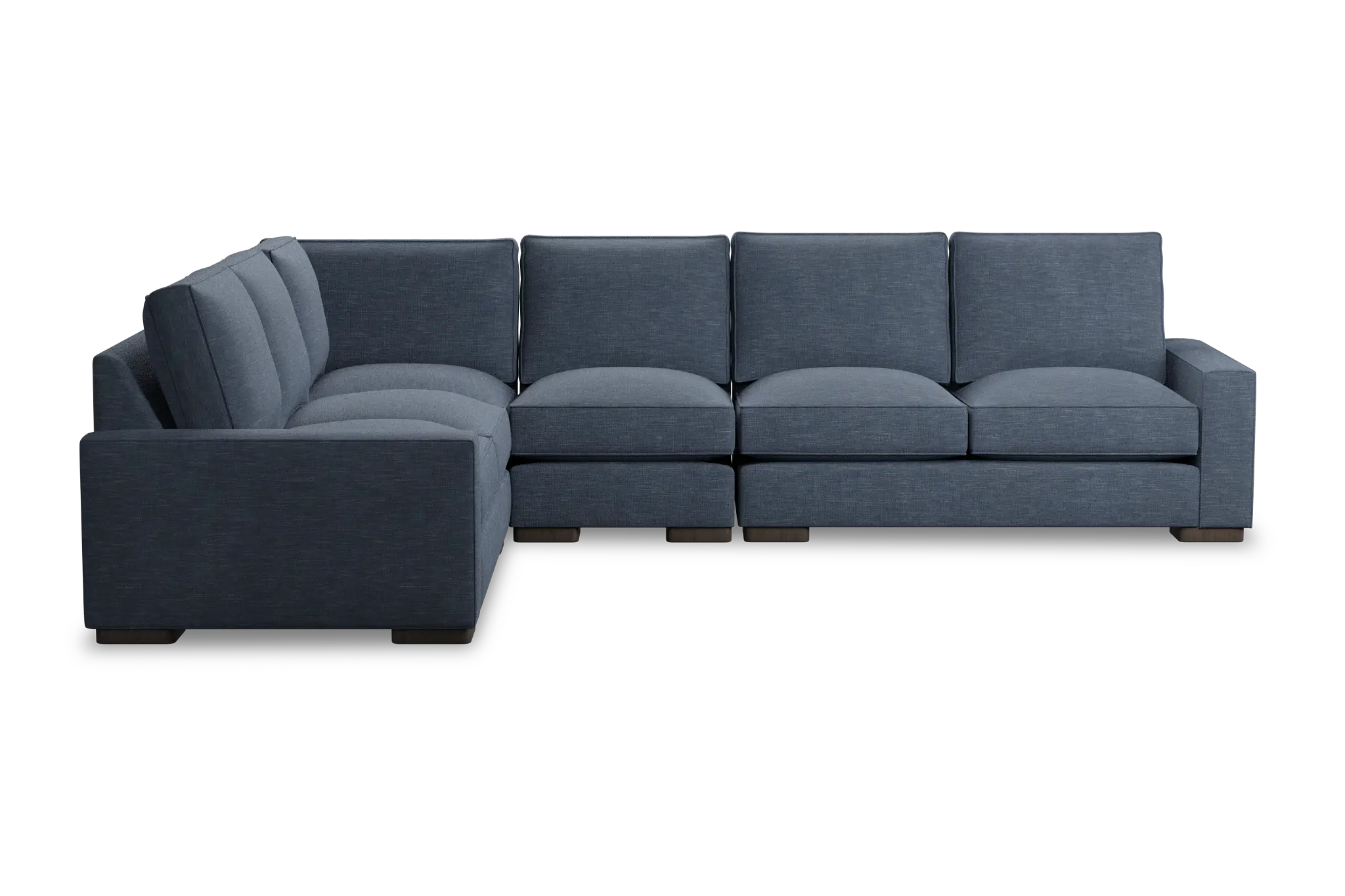 Edgewater Elevation Dark Blue Medium Two-arm Sectional Edgewater Elevation Dark Blue Medium Two-arm Sectional