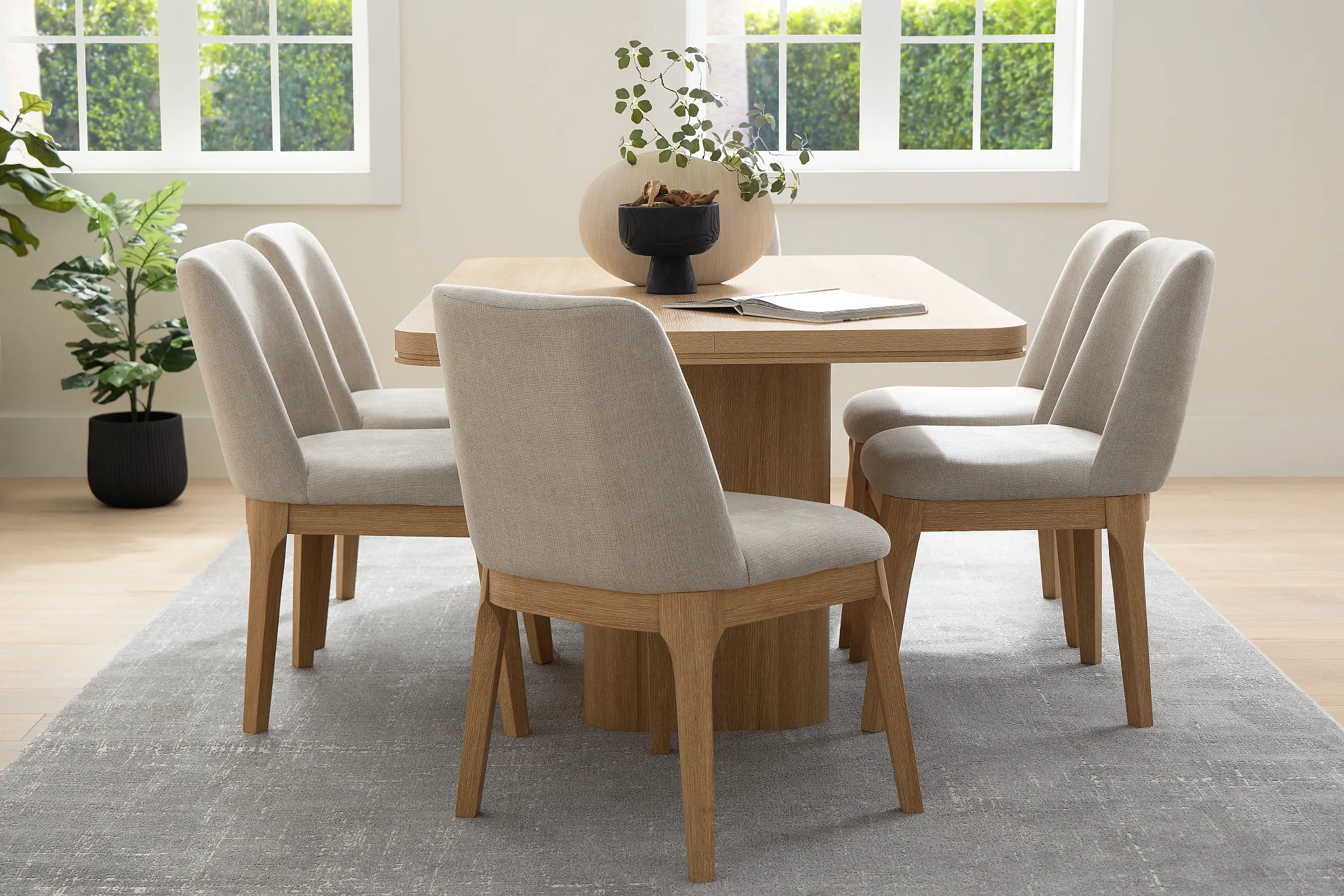 Emory Light Tone Upholstered Side Chair