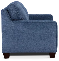 Andie Blue Fabric Loveseat