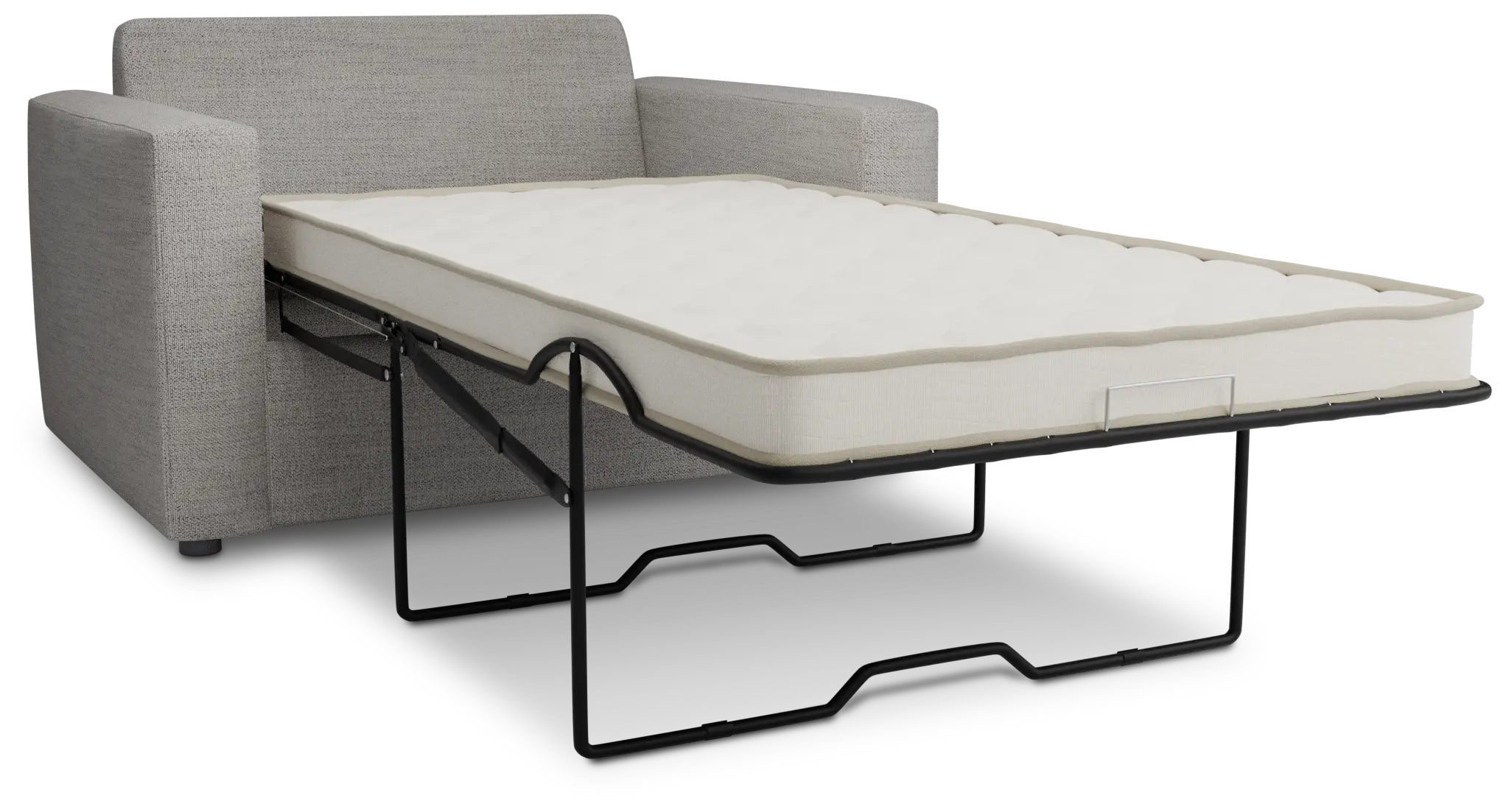 Siesta Maguire Pewter Fabric Innerspring Sleeper Siesta Maguire Pewter Fabric Innerspring Sleeper