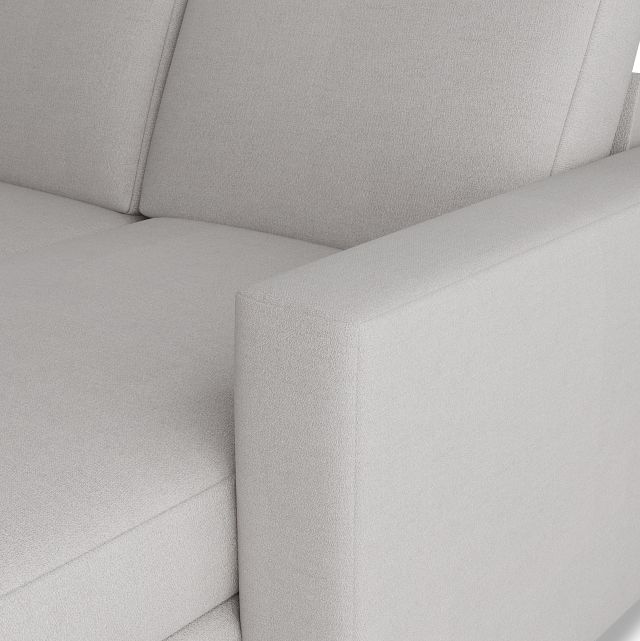 Citymod Light Gray Fabric Medium Right Chaise Sectional