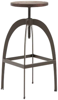 Rex Dark Tone Adjustable Stool