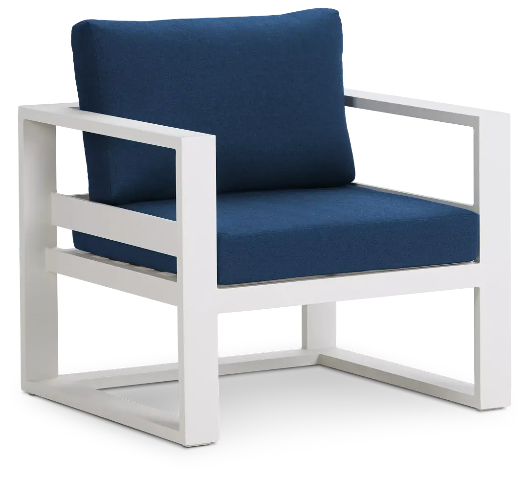Lisbon Navy Aluminum Chair Lisbon Navy Aluminum Chair
