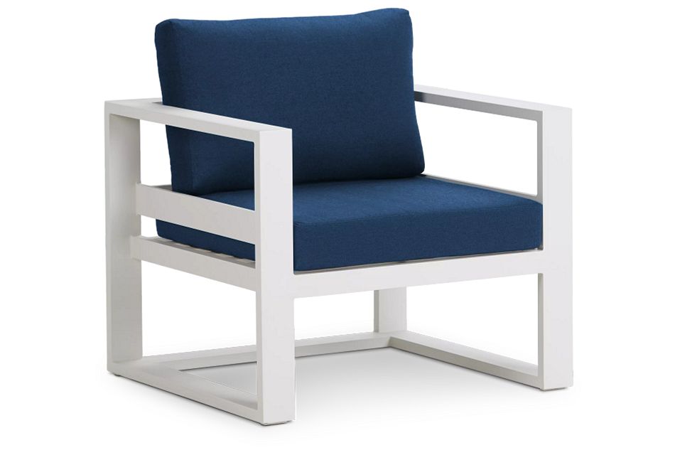 Lisbon Navy Aluminum Chair