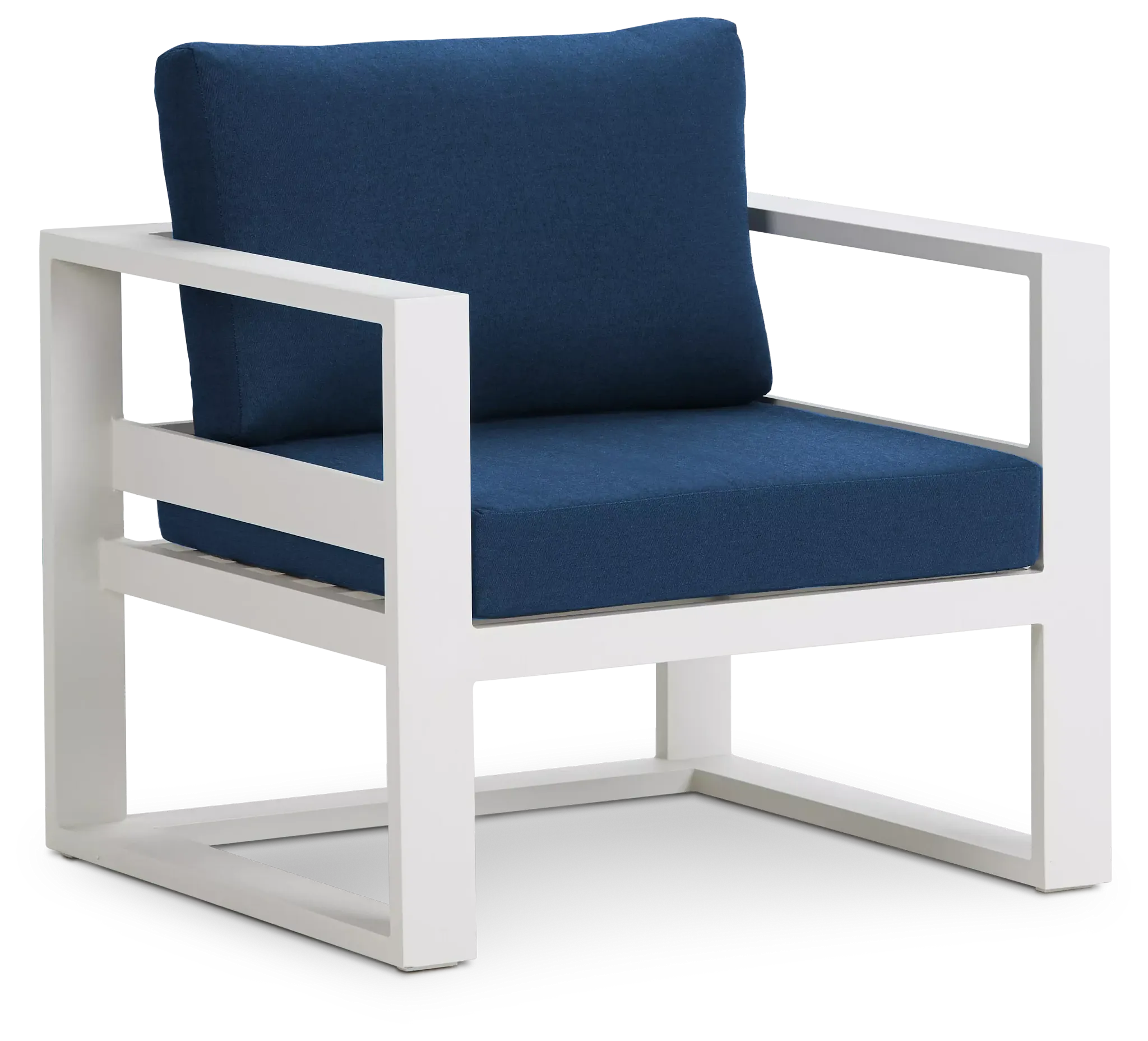 Lisbon Navy Aluminum Chair