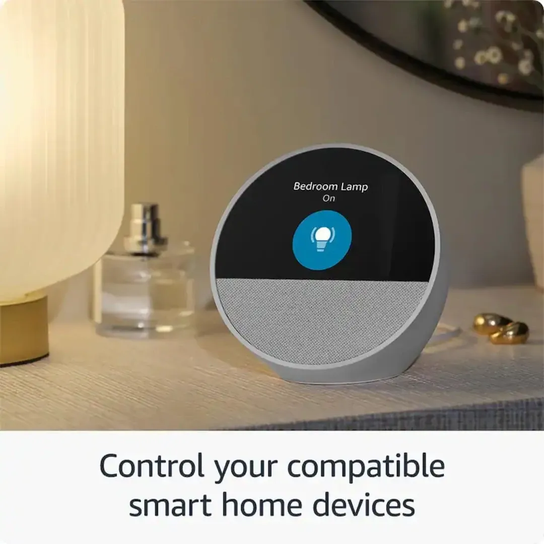 Amazon Echo Spot White Smart Alarm Clock