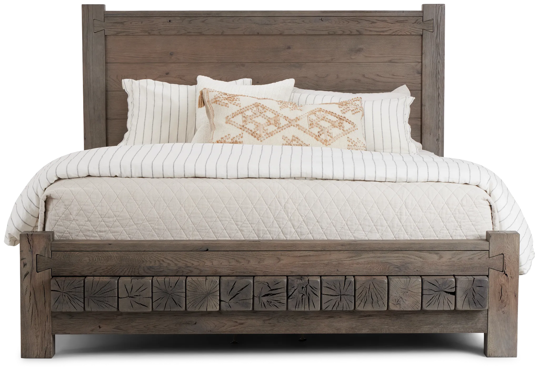 Salt Lake Gray Platform Bed