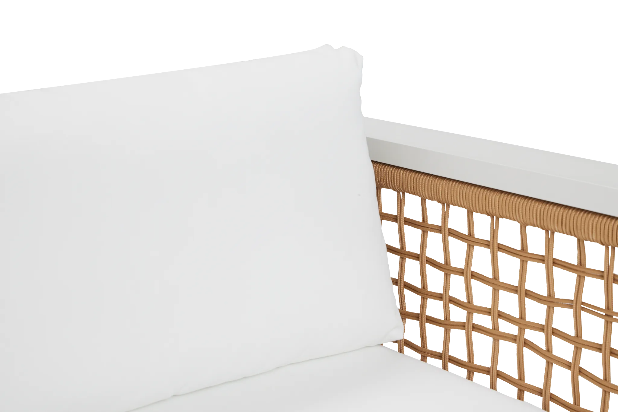 Sunrise White Loveseat