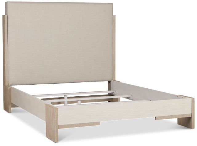 Miramar Light Tone Uph Panel Bed