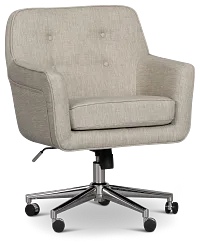 Adeline Light Gray Desk Chair