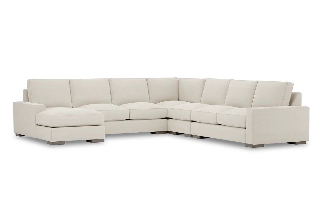 Edgewater Elite Ivory Large Left Chaise Sectional