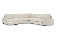 Edgewater Elite Ivory Large Left Chaise Sectional