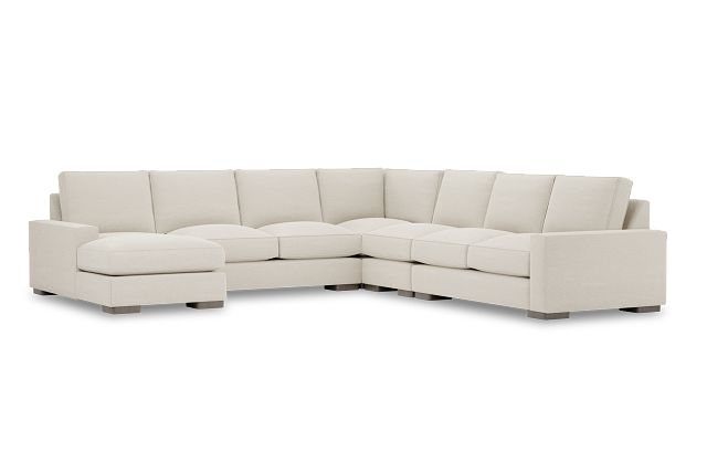 Edgewater Elite Ivory Large Left Chaise Sectional