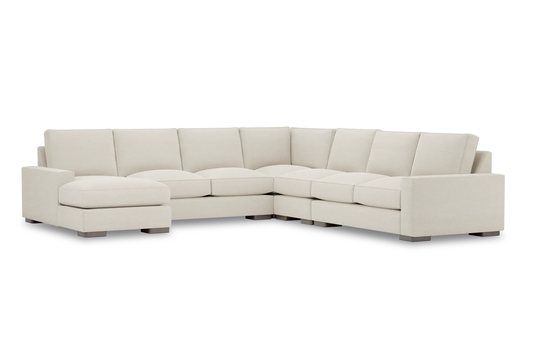 Edgewater Elite Ivory Large Left Chaise Sectional