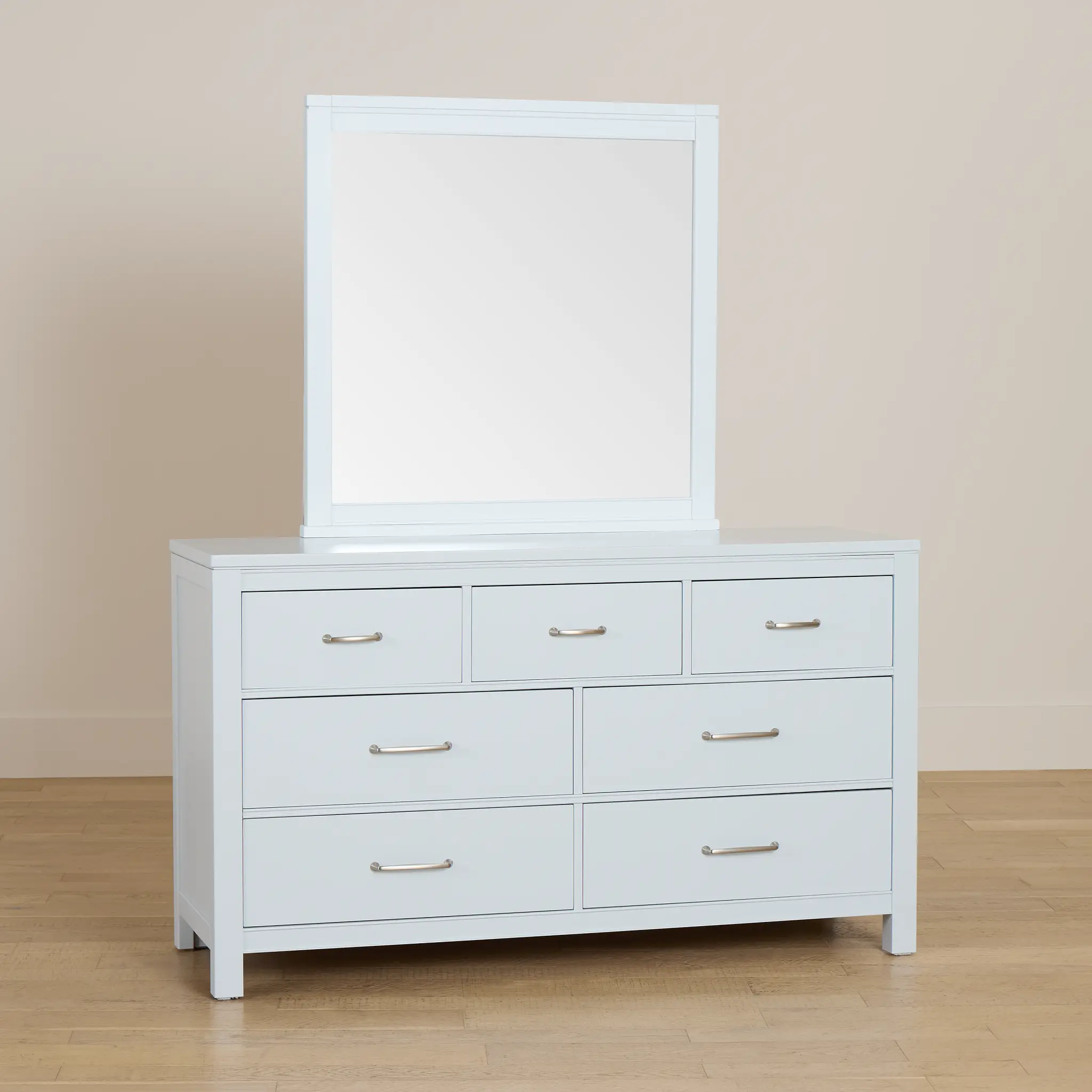 Carolina Light Blue Dresser & Mirror Carolina Light Blue Dresser & Mirror