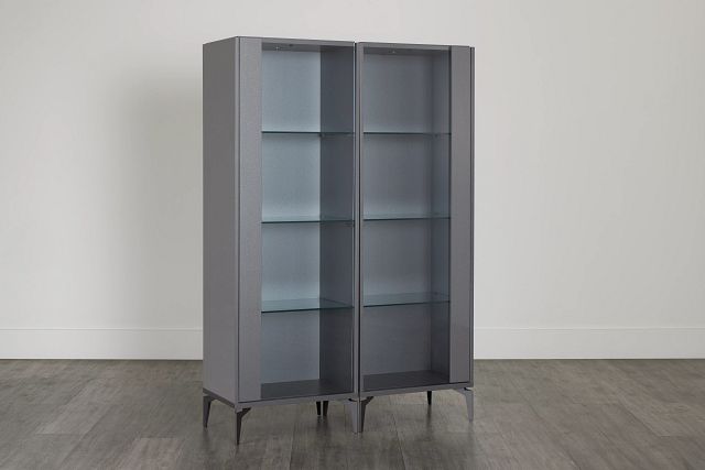 Oslo Gray Curio Cabinet