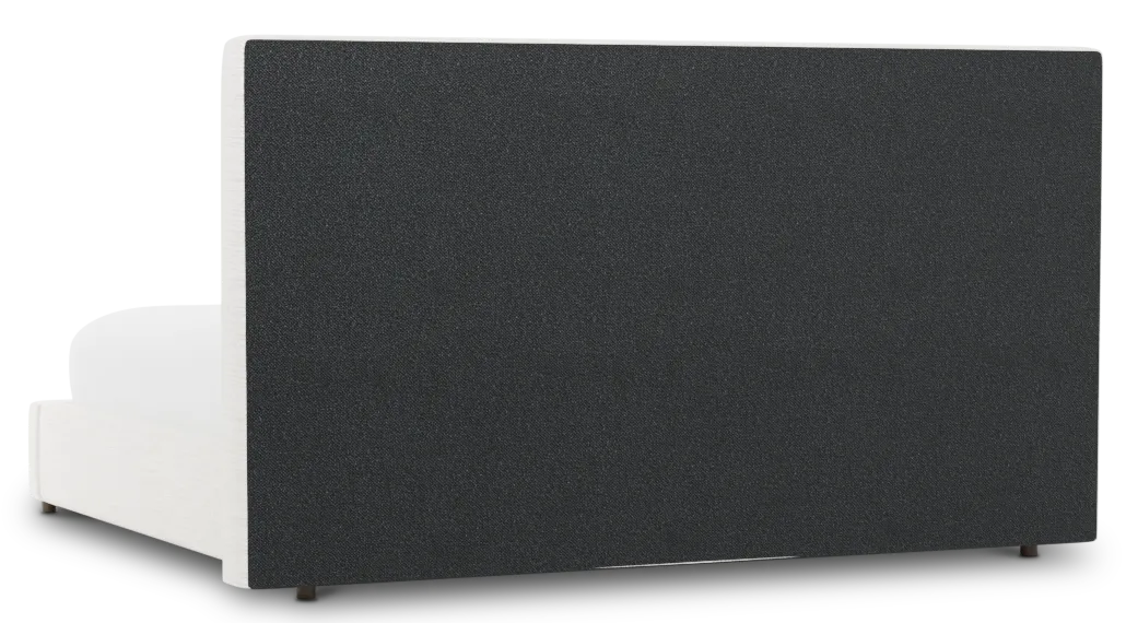 Grayton Maguire Ivory 54" Upholstered Platform Bed