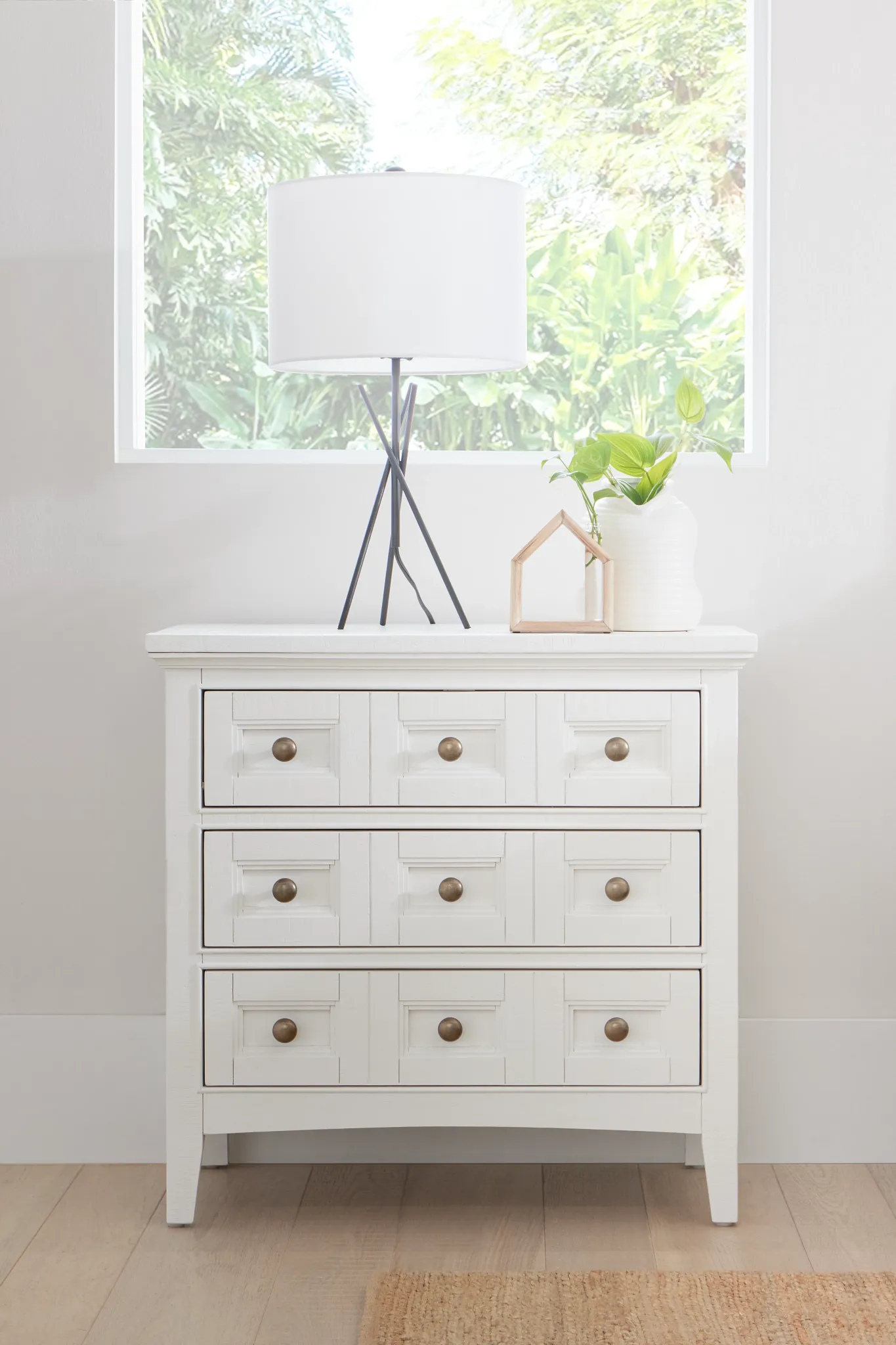 Heron Cove White Nightstand
