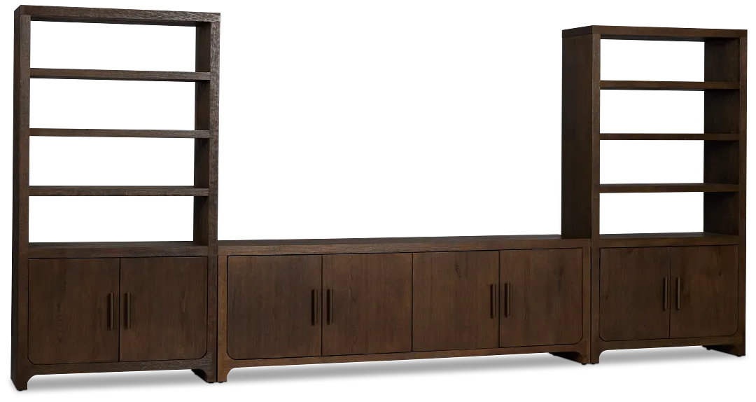 Rochester Dark Tone 84" Entertainment Wall