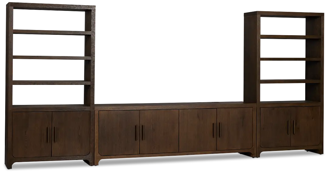 Rochester Dark Tone 84" Entertainment Wall Rochester Dark Tone 84" Entertainment Wall